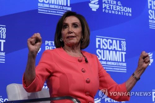 낸시 펠로시 미 하원의장. [로이터=연합뉴스 자료사진]